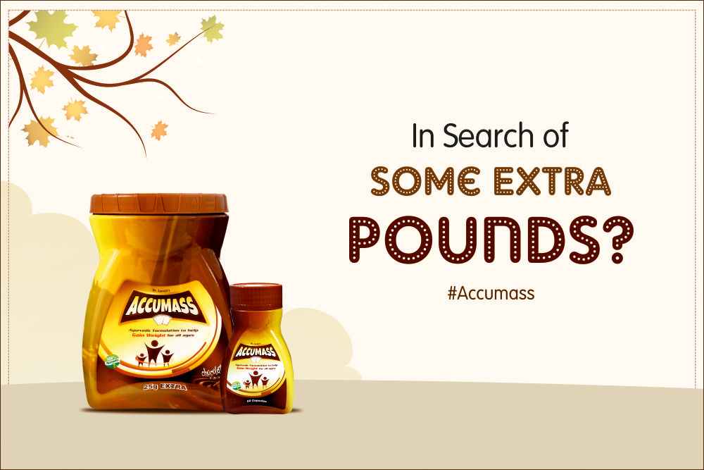 If you are worried about your underweight problem and want to gain some extra pounds then use the goodness of Natural Ingredients in Accumass.